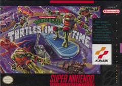 Nintendo SNES Teenage Mutant Ninja Turtles IV Turtles in Time (Back Label Damge)  [Loose Game/System/Item]